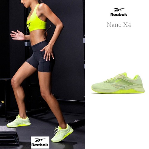 Reebok Nano X4 Astro Lime Volt Fitnessstudio Sport Training gepolstert Cross Fit Trainer 9,5 - Bild 2 von 22