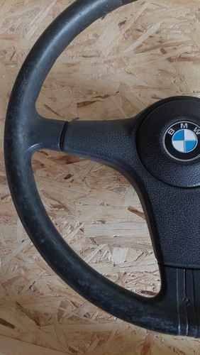 OEM BMW Steering Wheel – E30 E28 E34 E32 E24 – 3 Spoke - Picture 2 of 3