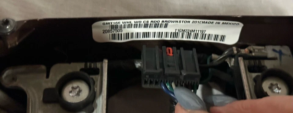 2010 凯迪拉克 SRX 棕色皮革和木质钢轮 GM 20857505 NOS 原始设备制造商 — 第 4/4 张图片