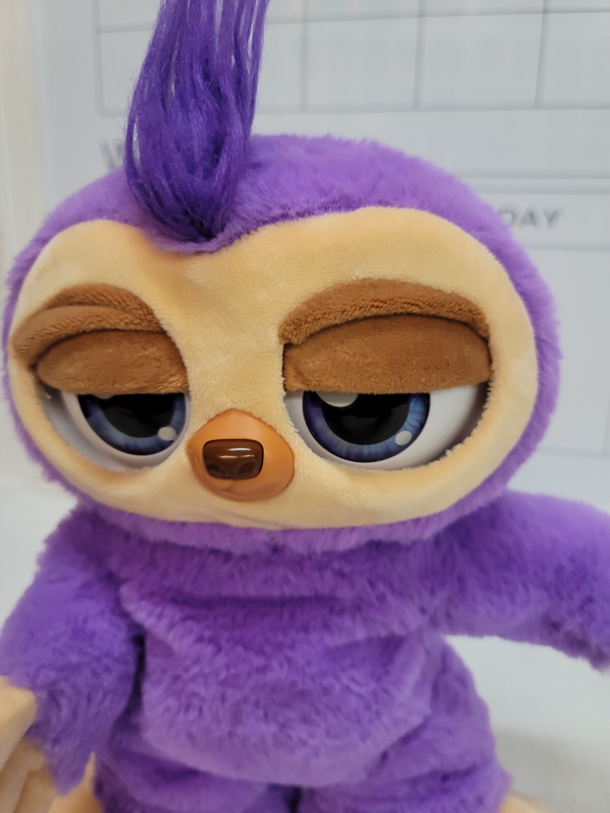 Zuru Pets Alive Purple FIFI The Flossing Sloth DANCING PLUSH Tested 