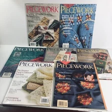 Lot of 7 Piecework and Handwoven Magazines various years