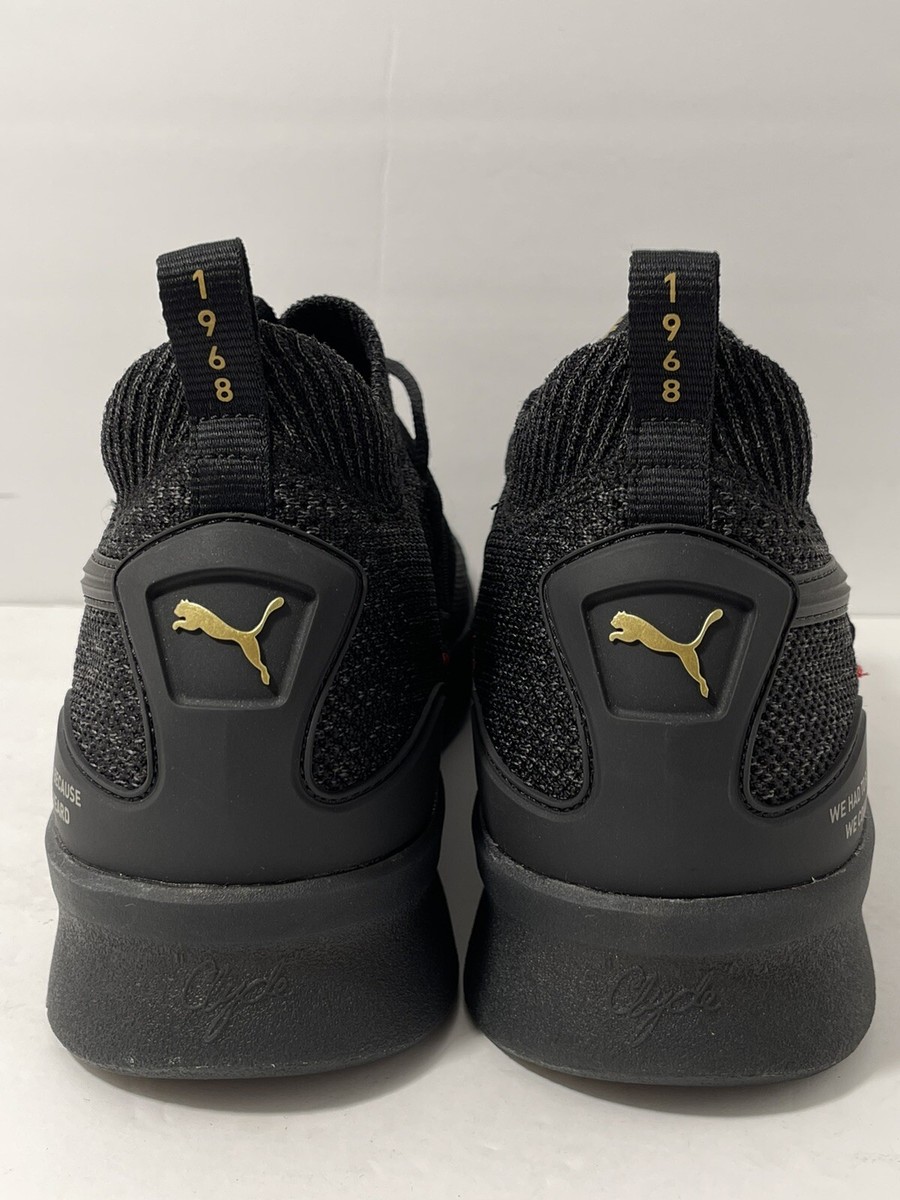 靴 PUMA CLYDE COURT T.R. 192898 🔥🔥 Puma Clyde Court Title Run Metallic Gold Basketball