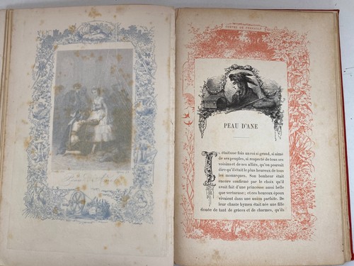 LES CONTES DE PERRAULT gravures reliure percaline 19ème - Photo 17/22