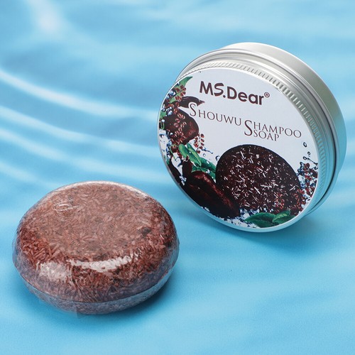 2PCS SOAP Cover Grey Bar Shampoo Natural Polygonum Hair Darkening Shampoo AU - Picture 14 of 20