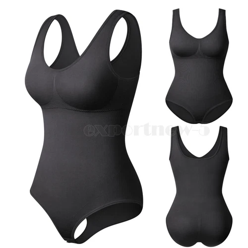 Shapewear Body Tank Tops Damen Bauchkontrolle Taille Trainer Ganzkörper Shaper - Bild 12 von 41