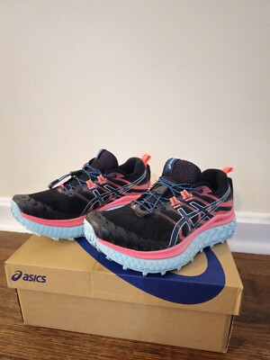 asics trabuco max BLACK/BLAZING CORAL