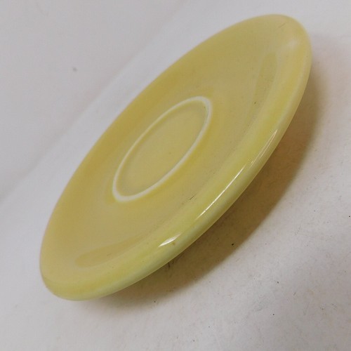 Russel Wright 6-3/8" Saucer Chartreuse Sterling China Restaurantware - Picture 5 of 6