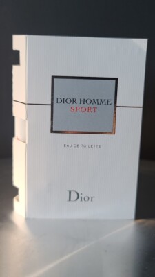 Dior Homme Sport for Men Eau de Toilette Sample Spray 0.03oz/1 ml New in Card