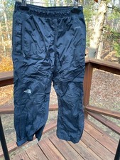 The North Face Hyvent Boy Kids 7/8 S Black Breathable Waterproof Shell Wind Pant