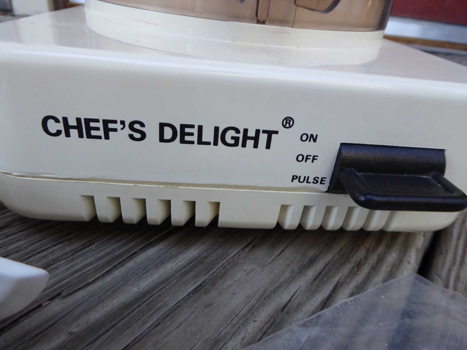 # 50014 CHEF'S DELIGHT Food Processor Made in Germany w/ Accessories Not Working