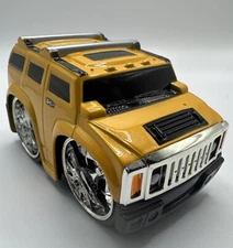 TOON GARAGE 2003 HUMMER H2  3.5" YELLOW BY JADA