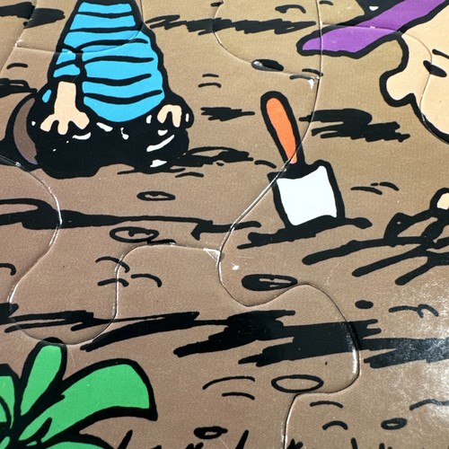 Vintage Peanuts Frame Tray Puzzle Lot Snoopy Charlie Brown Lucy Linus Golden - Picture 3 of 10