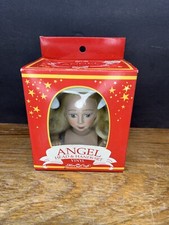 VINTAGE 1991 FIBRE CRAFT VINYL BLONDE ANGEL HEAD HANDS SET NEW IN BOX