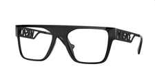 Versace VE3326U 5380 Black Oversized Full-Rim Square Men's Eyeglasses