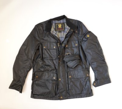 MINT $695 BELSTAFF ROADMASTER BLACK JACKET 44 XS X