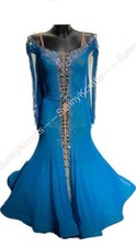 SunnyK Waltz Tango st Dance Dress Salsa Costume Stardard Ballroom Competition