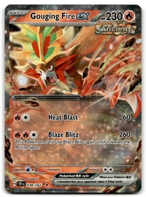 gouging fire ex pokemon card value Amazon.com: Gouging Fire - Walking Wake main image 0