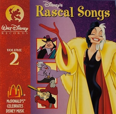 Walt Disney Records Disney's Rascal Songs CD Volume 2 Strange Things ...
