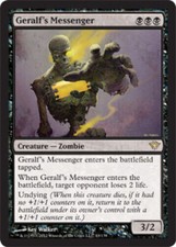 Magic the Gathering MTG Geralf's Messenger (63) Dark Ascension  LP cny