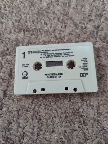 Whitesnake Slide It In (Cassette) 1984 Geffen Records - Picture 5 of 8
