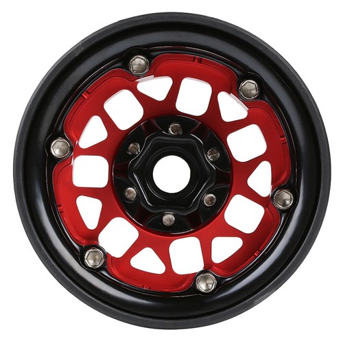 Llanta Beadlock de rueda de metal de 1,9" para coche sobre orugas de radiocontrol 1/10 axial SCX10 Traxxas TRX-4 - Imagen 20 de 20