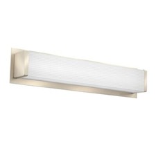 Vanity Light Lithonia Lighting LED Traditional Square 3K, 24" Brushed Nickel NEW