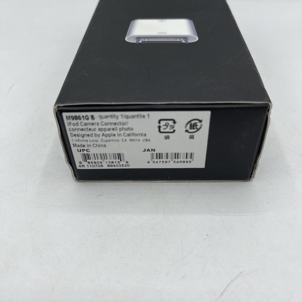 M9861G/A iPod Camera Connector Brand New | eBay
