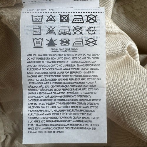 Mango NWT Women’s Mid-Weight Full Length Straight Leg Khaki Colored Pants Size S - Picture 6 of 6