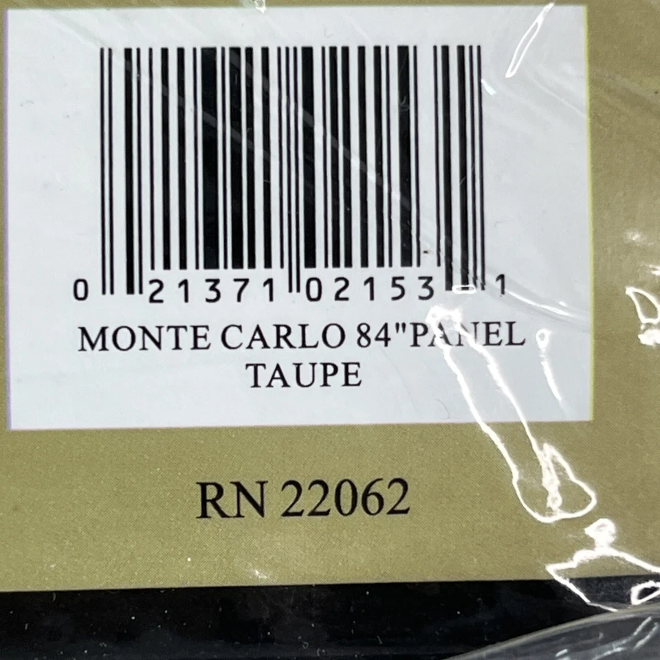 2 Sets Of 2 Rod Pocket Panels 57 W 84 L Taupe - Image 4 of 4