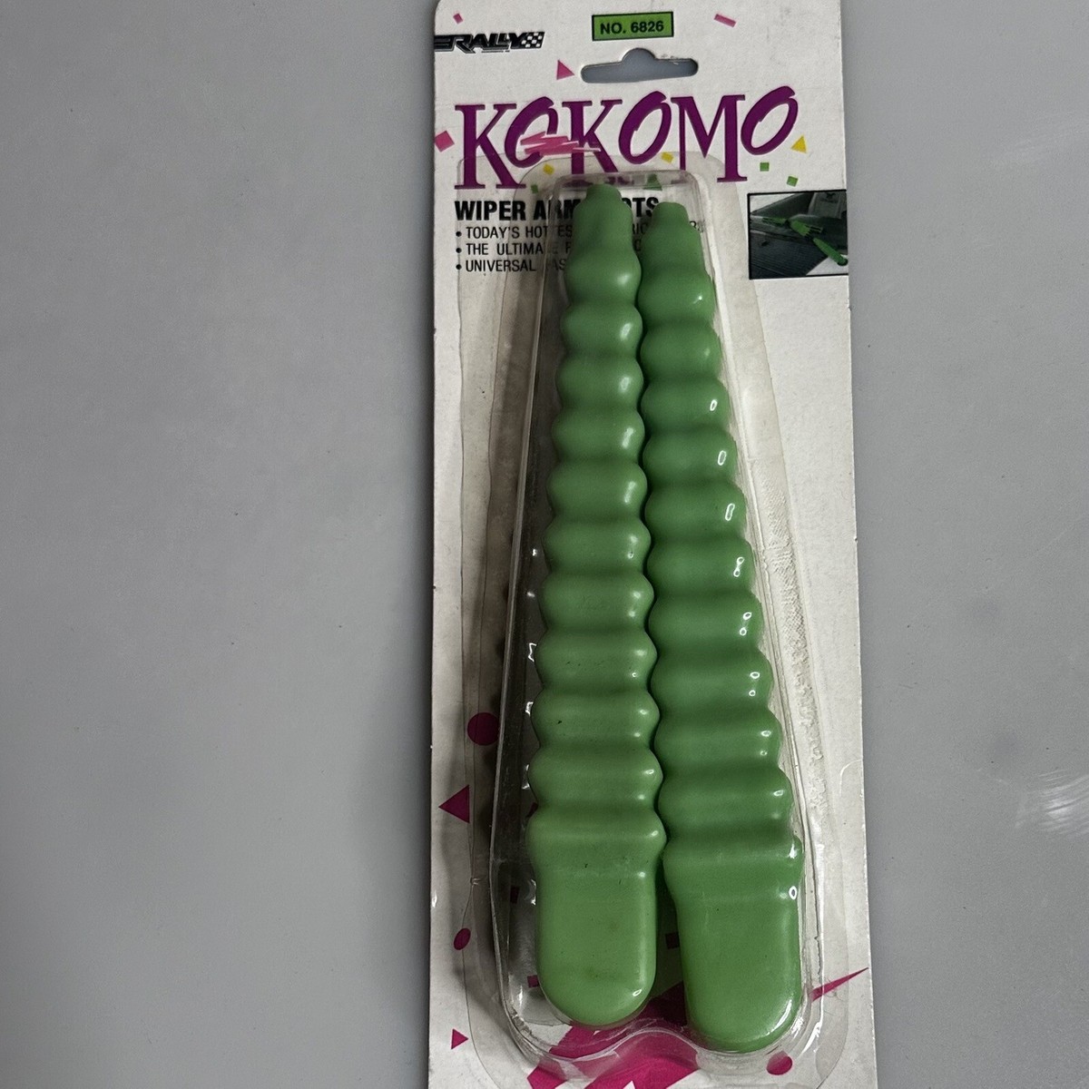 ラッキーカムカム Vintage 1989 RALLY KOKOMO WIPER ARM BOOT BRIGHT GREEN 80s | eBay