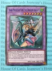 Dark Magician Girl the Dragon Knight DLCS-EN006 Yu-Gi-Oh Card Alt Art Blue