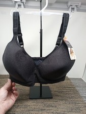 Bali Women's 40DD All Around Comfort Wirefree Style DF3463 Black Swirl NWT