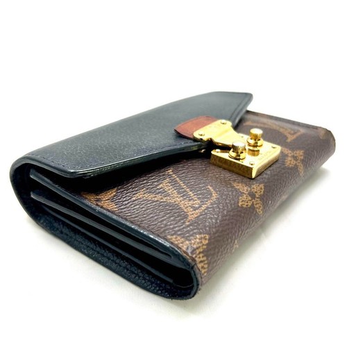 LOUIS VUITTON Monogram Portefeuille Pallas Compact Wallet Brown × Noir - Picture 5 of 20