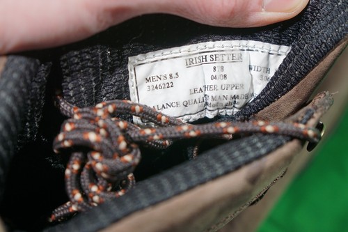 Irish Setter Mens Trail Blazer UltraDry WP Gray Soft Toe Size 8.5 - Picture 9 of 9