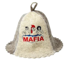 Russian Banya Sauna hat Sheep wool Mafia camorra Gayday film 