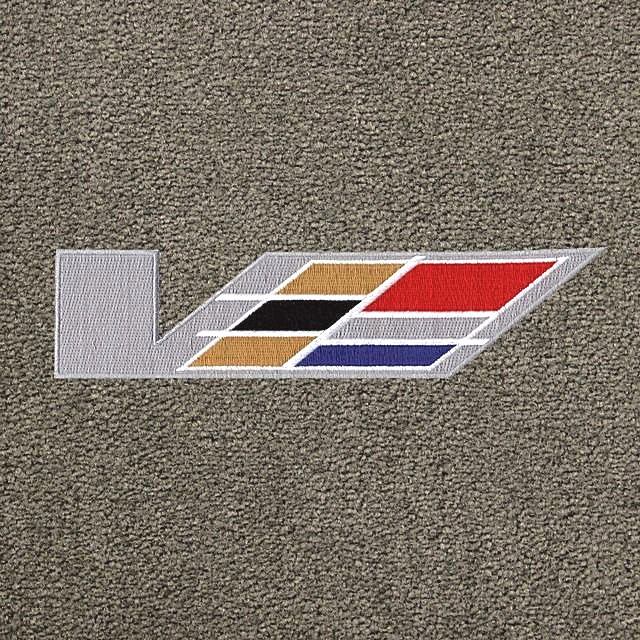 Lloyd Velourtex Ebony Rear Floor Mats W/ V Logos For 2006-2009 Cadillac STS-V – 2-Piece