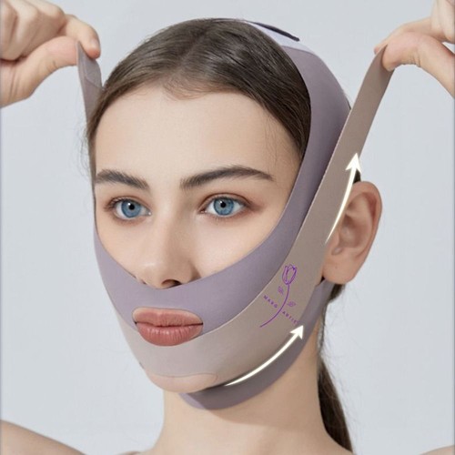 V Shaped Face Sculpting Sleep Mask Breathable V Line Shaping Mask for Woman - Picture 6 of 12