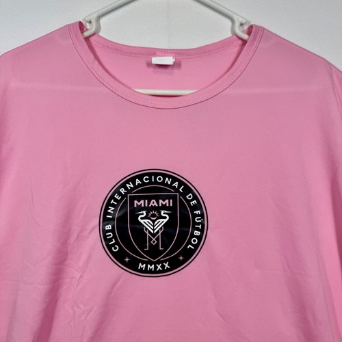 Camiseta Inter Miami MLS Fútbol Club Rosa Talla XL