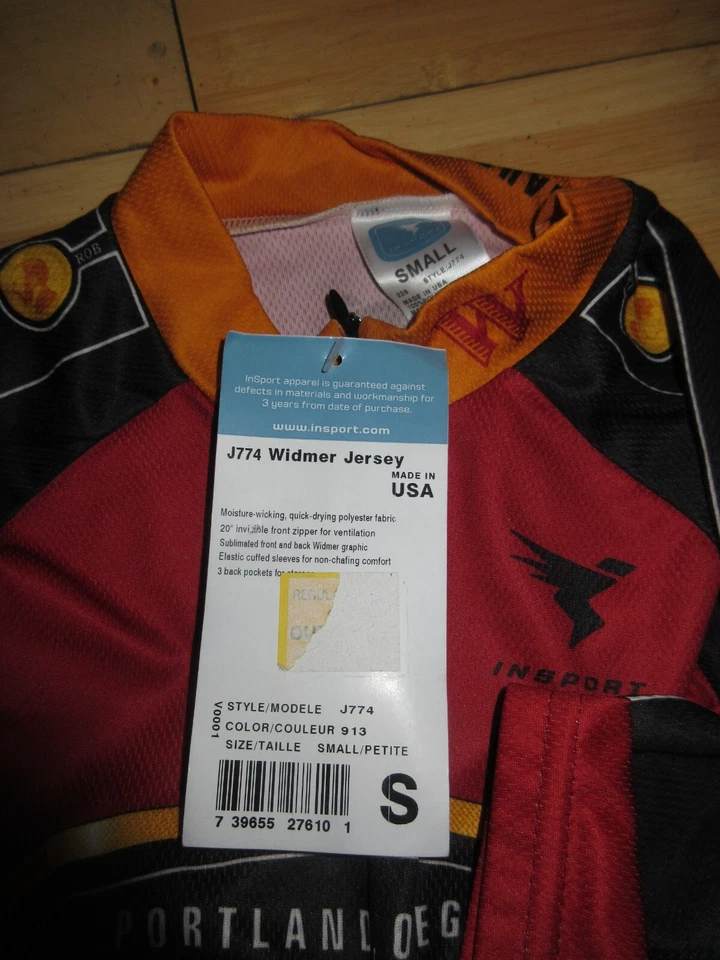 Camiseta deportiva de ciclismo Widmer Brothers Hefeweizen Brewery para hombre pequeña Portland Foto 4 de 4