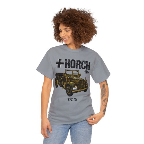 Horch Kfz 15 T-Shirt WWII German Personnel Car Version 2 - Picture 28 of 49