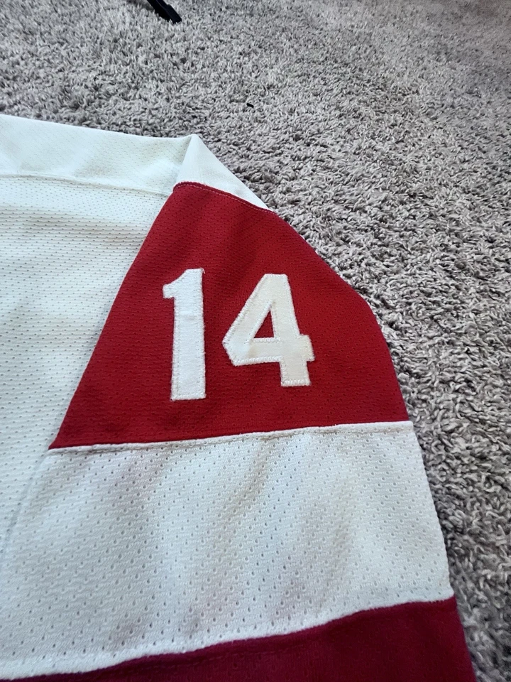 Camiseta deportiva vintage CCM Detroit Red Wings Brendan Shanahan #14 NHL auténtica XXL Foto 4 de 4