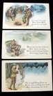 3 POSTCARDS WW1 "MILITARY NATIONAL GUARD CAMP SHELBY POEMS" HATTIESBURG, MISS