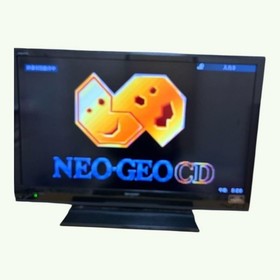 SNK Neo Geo CD Console Only Black Tested Used Good Condition Japan Retro Game