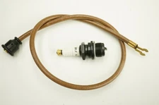 IHC McCORMICK DEERING 3HP - 5HP Stationary Engine Spark Plug Wire & Thumb Nut