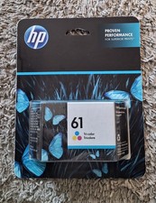 GENUINE HP 61 TRI-COLOR INK CARTRIDGE CH562WN - SEALED. EXP 05/2023.