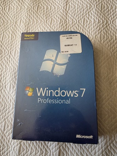 Microsoft Windows 7 Professional Upgrade Full 32 & 64 Bit DVD NEU UND VERSIEGELT!