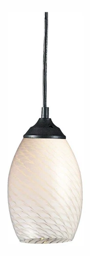 Sand Black / White Jazz 1 Light Mini Pendant - Picture 1 of 1