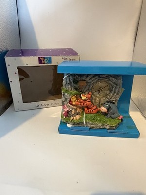 Brandneu Disney Vintage handbemalt 3D Wecker verpackt