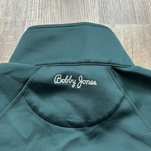 Bobby Jones 1/4 Zip Pullover Mens Medium Green X-H2O Golf Performance Activewear - Picture 6 of 7
