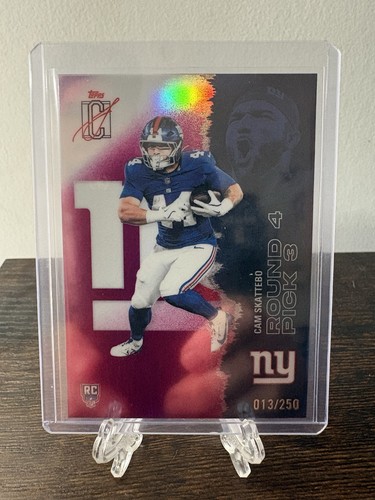 2025 Topps Signature Class - Cam Skattebo #119 Pink 13/250 (RC) - Giants